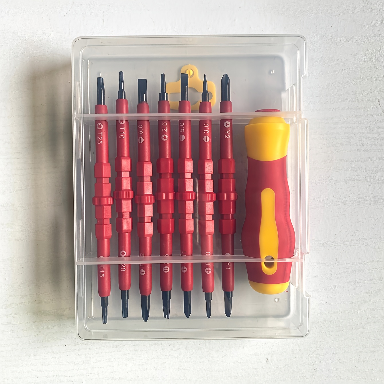 

1 Set 7-in-1 Multi-functional Screwdriver Set, Torx Head, Non-rechargeable, Metal & Plastic, Repair Tool Kit For Home Use