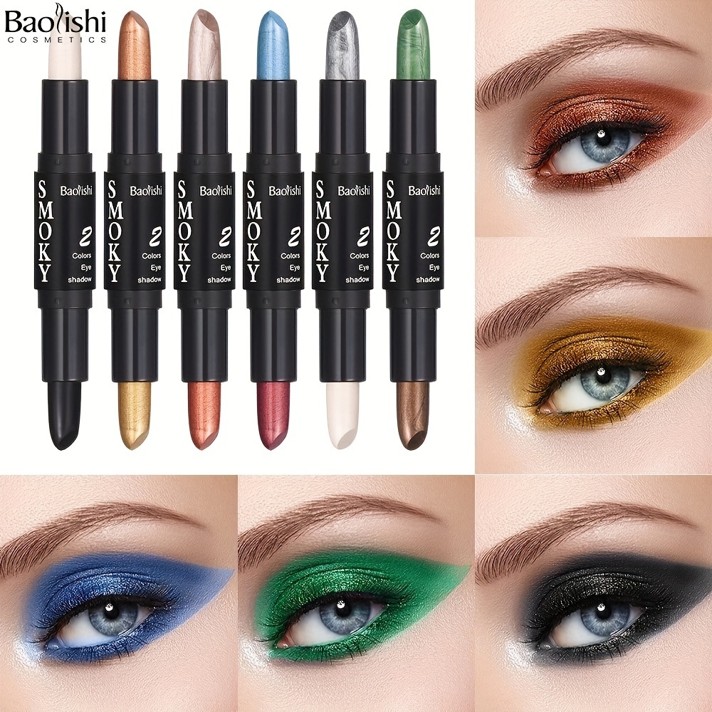 

Double Head Eyeshadow Makeup Concealer Highlighter Shimmer Highlight Stick Pen