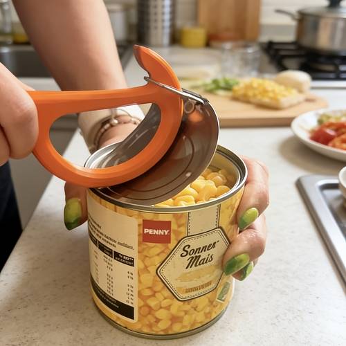 can opener non slip handle plastic manual can opener safe and easy to grip durable plastic construction kitchen can opener