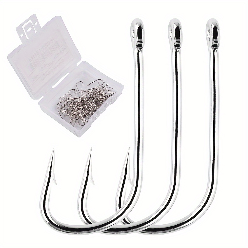 High Carbon Steel Barbed Hooks Fishing Hooks With Two Shank - Temu