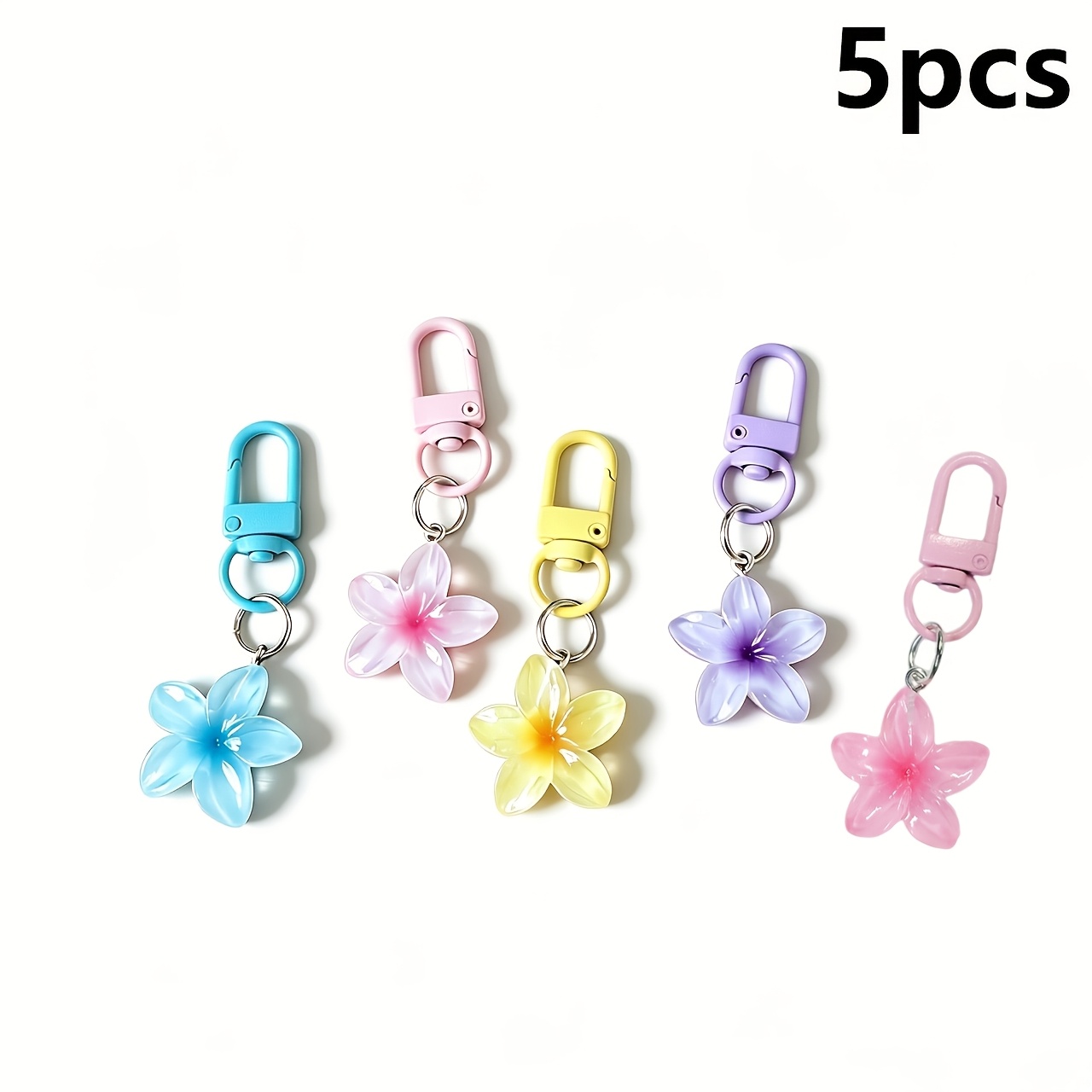 TEMU Portachiavi a forma a colori minimi da 5/10/15 pezzi, portachiavi, zaini, borse, ciondoli, accessori, portachiavi per auto, portachiavi color ,