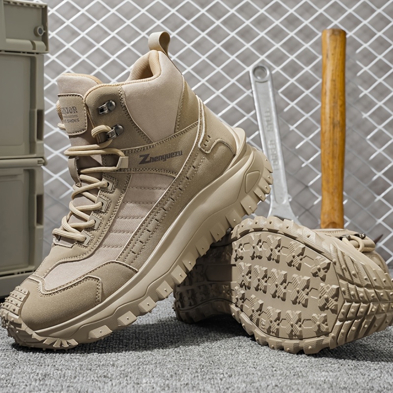 Nuevos Botas de Senderismo Deportivas de Caña Alta Oversize para Otoño, Cómodas Zapatillas Casuales Ligeras de Suela Gruesa, Adecuadas para Actividades al Aire Libre Durante Todo el Año, Caminar, Viajar, Escalada y Equipo de Camping
