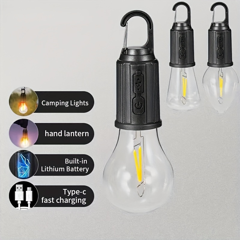 Led Charging Ball Bulb Outdoor Emergency Camping Camping Lights Night  Market Lights Fishing Lights