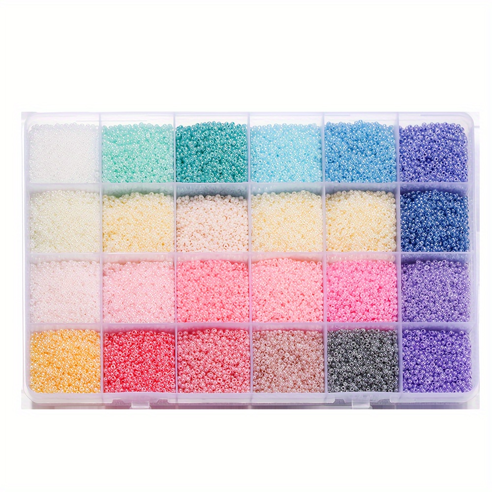 Image of 8880-36000pcs 2/3mm Charm Czech Glass 24colors Seed Beads Loose Spacer Beads For Necklace Jewelry Earrings Rings Diy Making Supplies