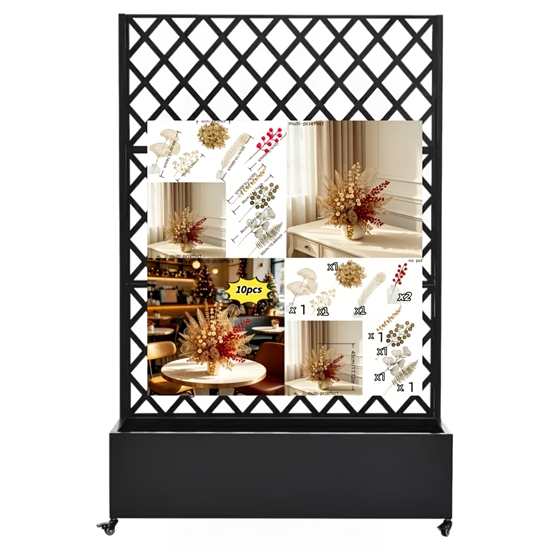 TEMU 10pcs 9 Kinds Of Fruits Mixed Bouquet - Luxury Decor, No Maintenance Required, Living Room Dining Table Tv Cabinet Soft Decoration, Home