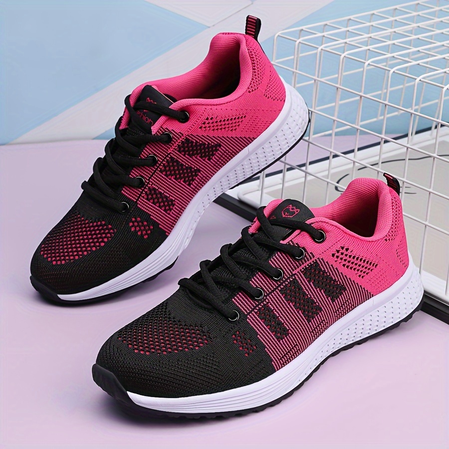 

Trendy , Comfy & Breathable, Lace-up Outdoor Sporty Mesh Sneakers