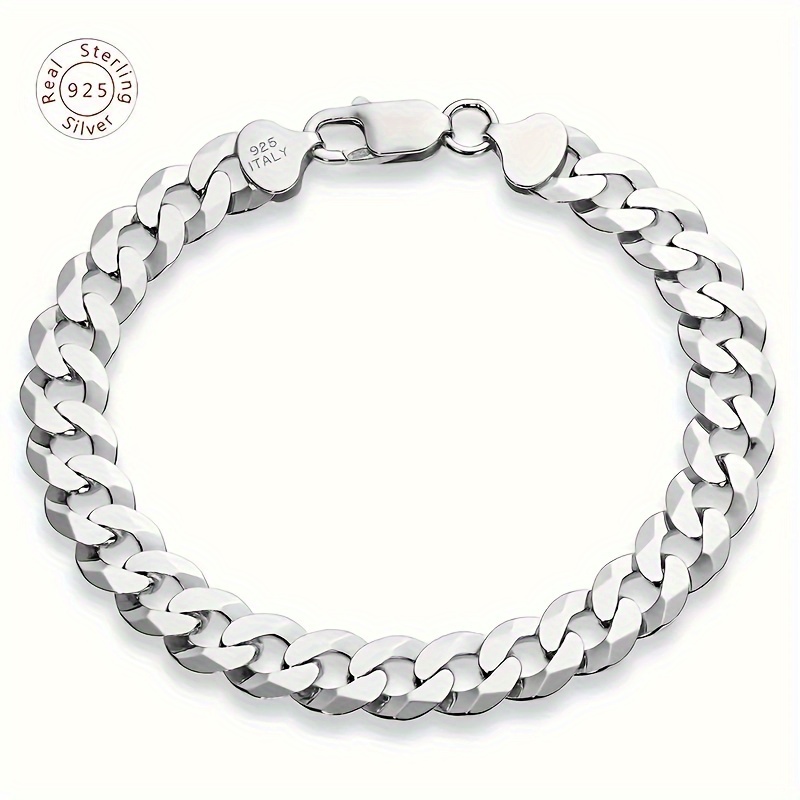 

1pc Snake 925 Bracelet Length 7.5in High Quality Personalized A Box