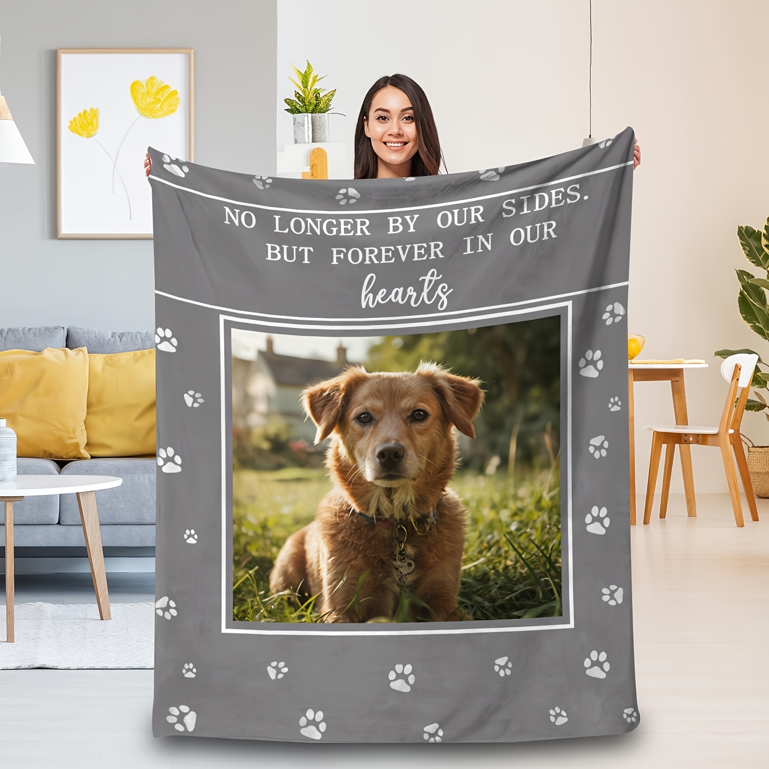 TEMU Pet Blanket - Personalized , , , Hypoallergenic, - For Bereaved Pet