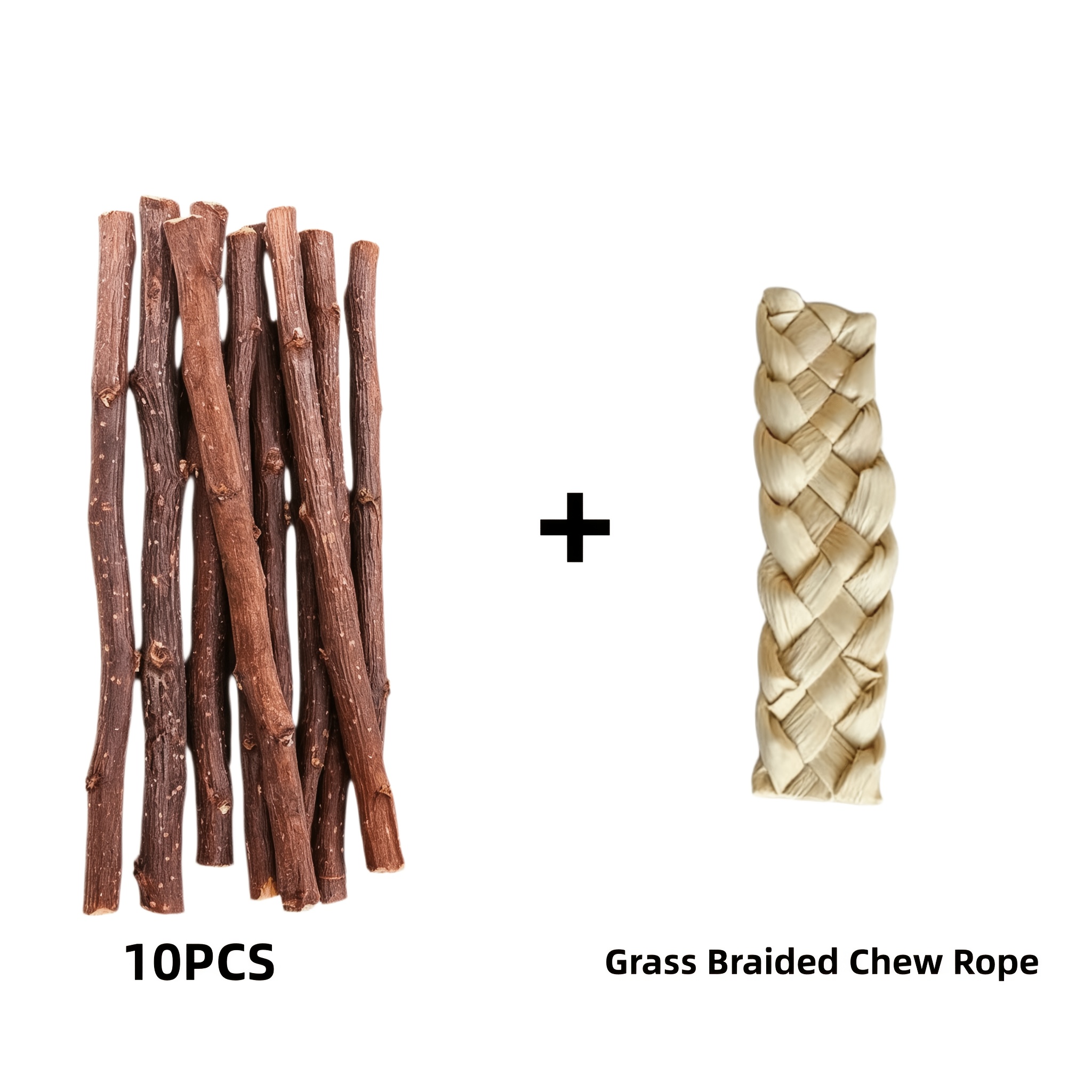 Image of Small Pet Wood Sticks - Interactive Wooden Toys Designed To Boredom, Ideal For Hamsters, Rabbits, And More, Pet Teeth Grinding, Stress Relief, , Without Battery