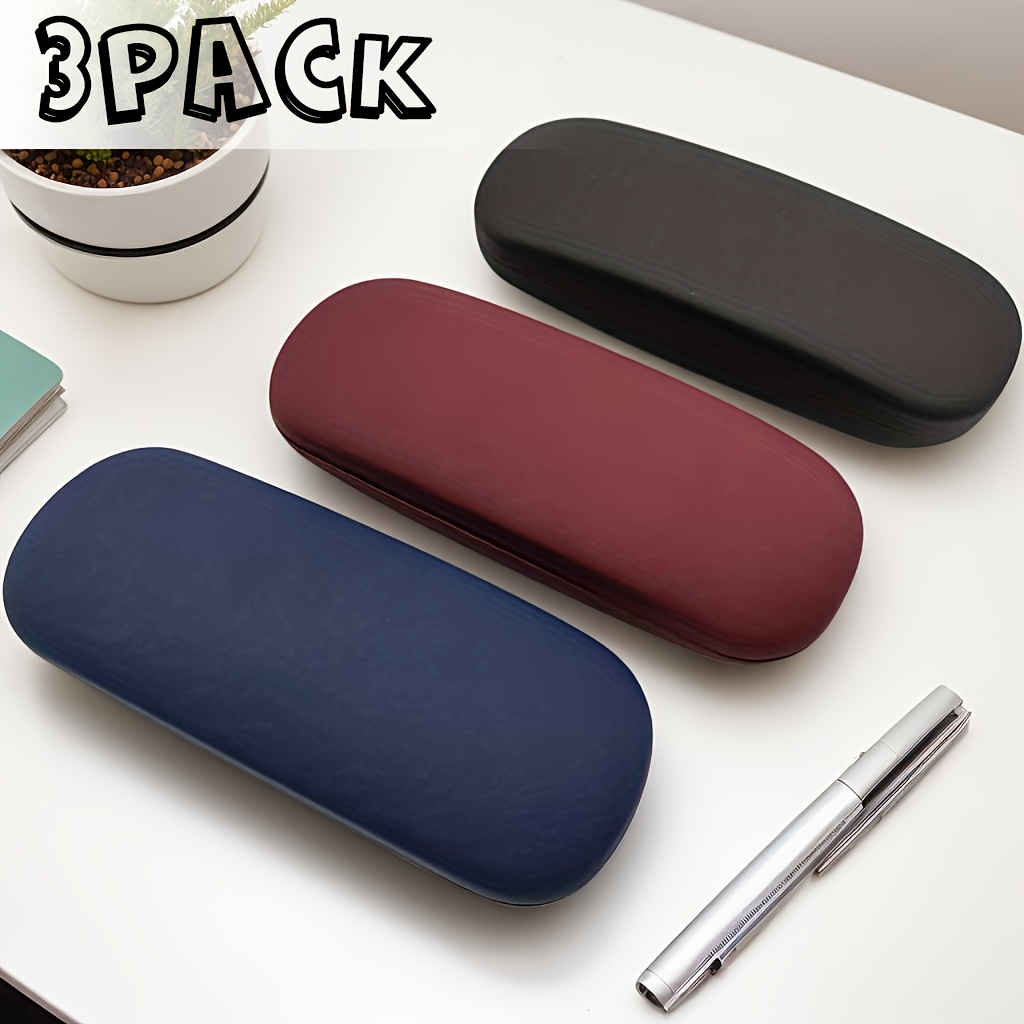 3pcs hard shell glasses protector cases protective case for glasses