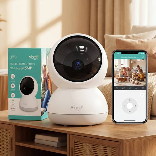 3k indoor security camera 5g and 2 4g wifi 360 degree pan tilt human vision 2 way audio indoor camera with phone app assistant