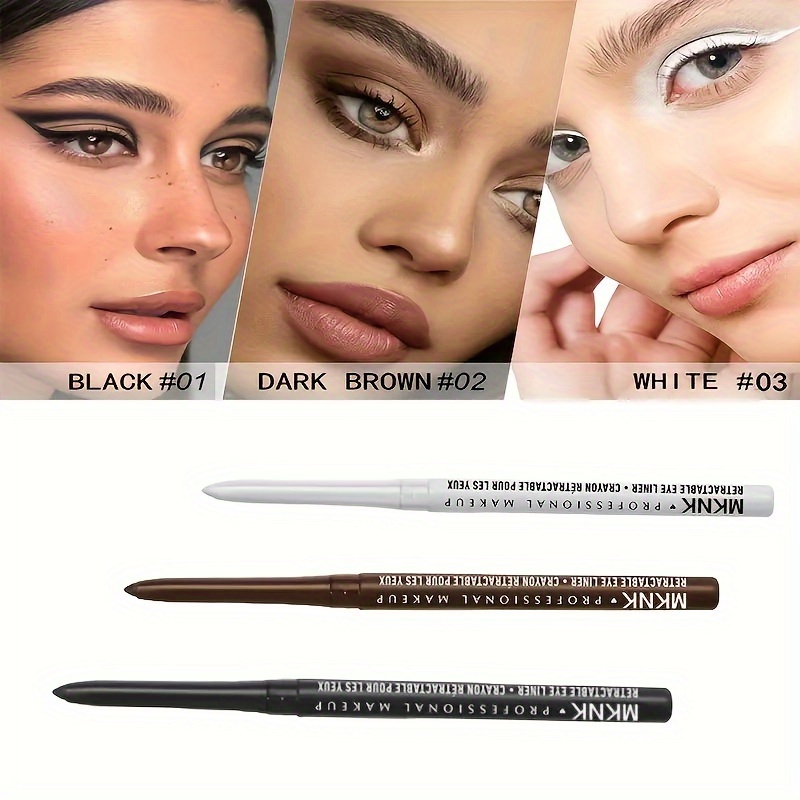3pcs Set 3-color Eyeshadow Pen, Waterproof And Sweatproof, Long-lasting Makeup, Use Eyeshadow Pen Set