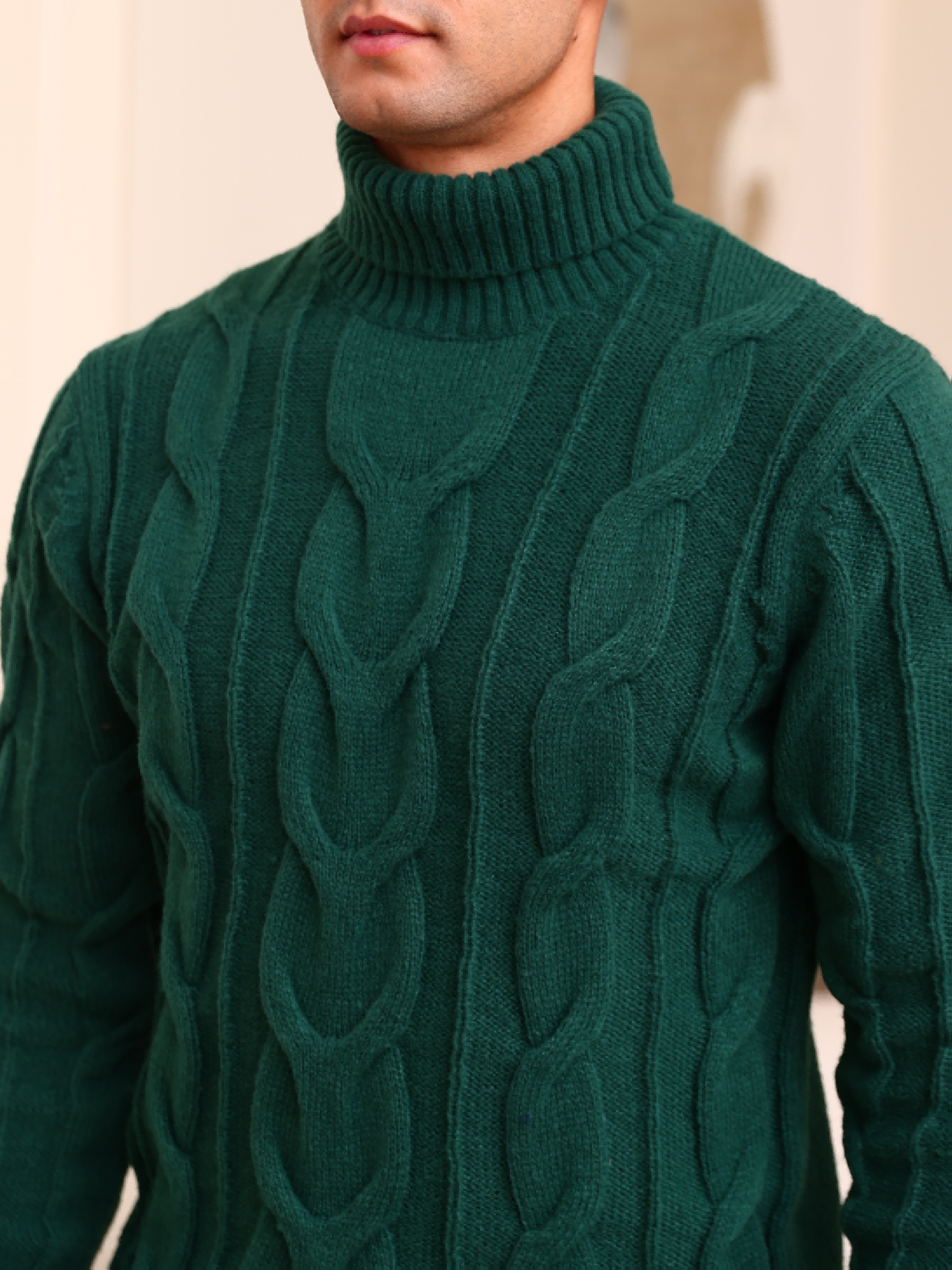 nouveau pull décontracté dautomne/hiver pour homme, épais et chaud, à col  , en  ,  , confortable et  , avec gros torsades, pull tendance 5