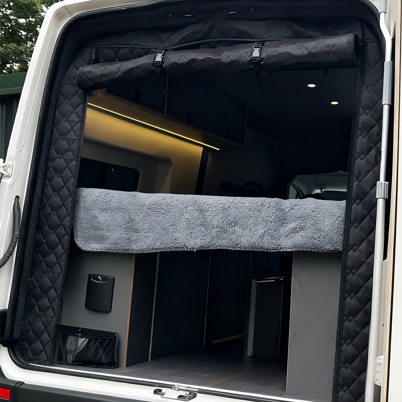 TEMU Insulated Thermal Screen Cover For Rear Barn Door Or Tailgate For / For / Relay 2006+ Promaster Motorhome