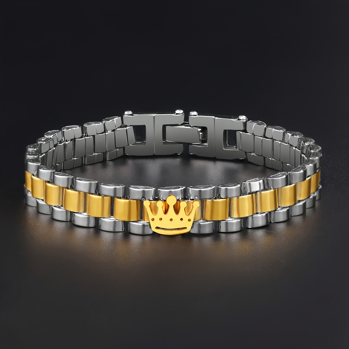 a stylish and minimalist 304 stainless steel   bracelet suitable for men women and couples offering   with   quality and a convenient       elegant and classic Product details 5