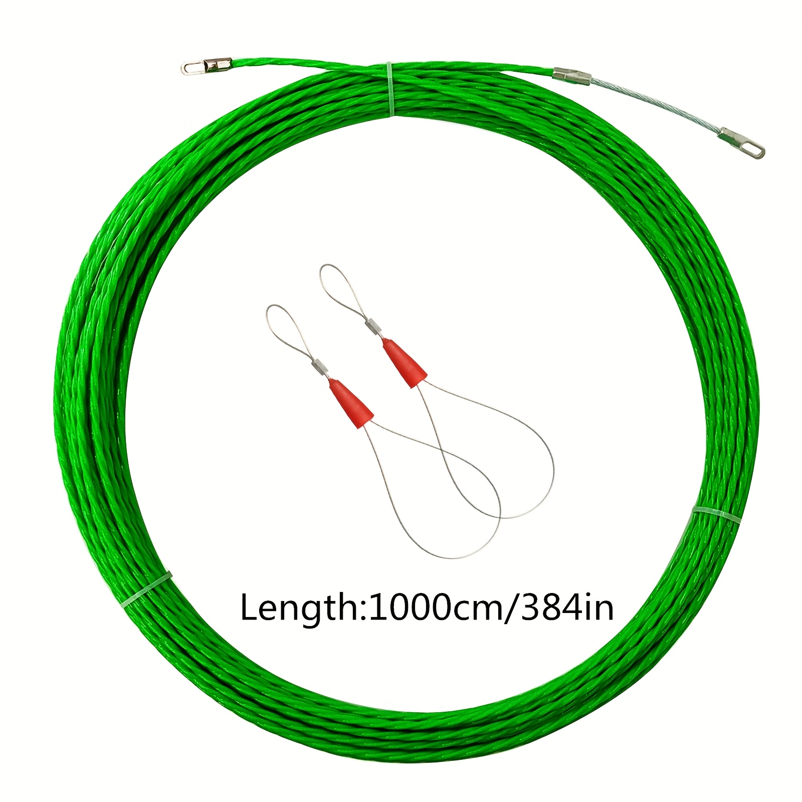 TEMU Ruban à poissons 10m 20m 30m, tire-fil électrique, kit de passe-câble pour les câbles électriques à travers