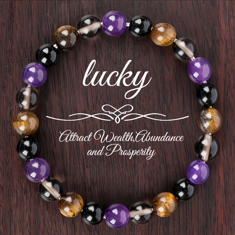 8mm Fire Agate Bracelet Natural Stone Beads Ethnic Style