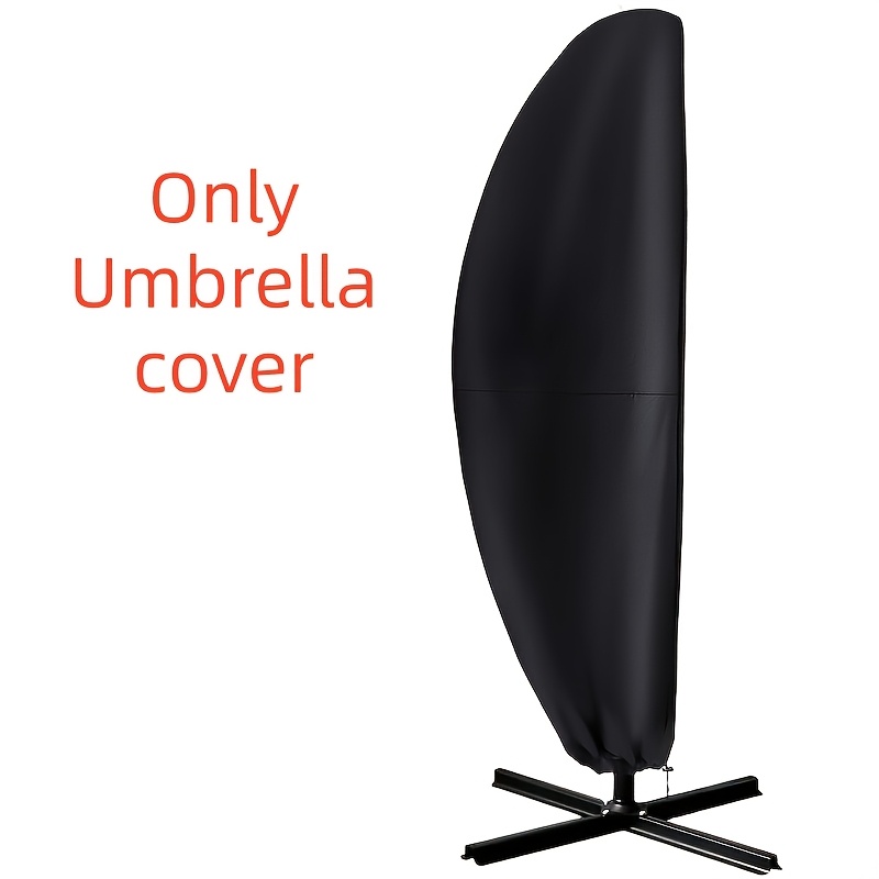 Oxford Cloth Courtyard Umbrella Cover With High , Sun Protection And Anti Falling Leaves, , Folded And Reused, Zipper Closure