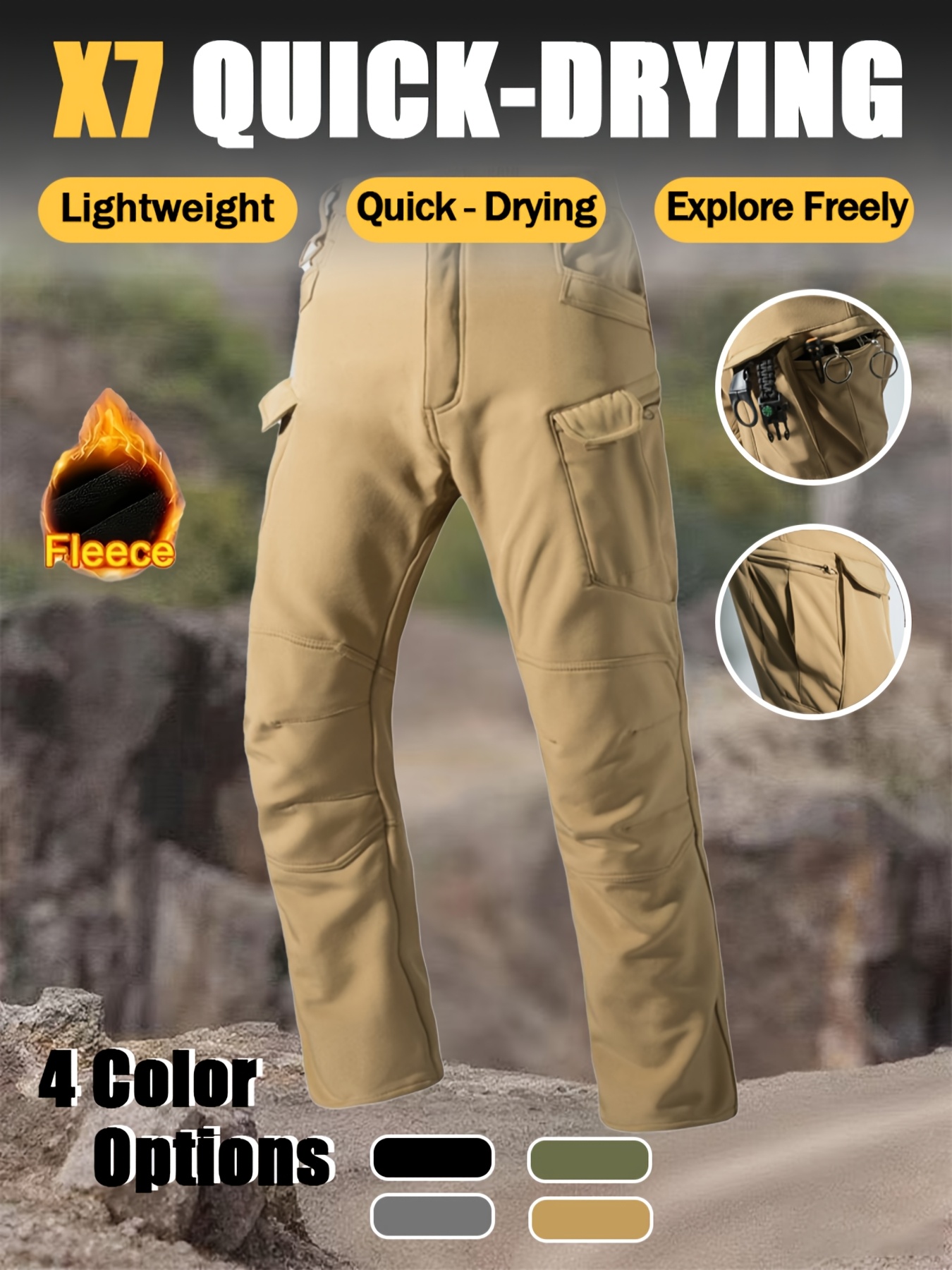 Herren Winter Outdoor Anzug Set - Thermo & Winddicht, Slim Fit Jacke Mit Hose Für Wandern & Freizeit