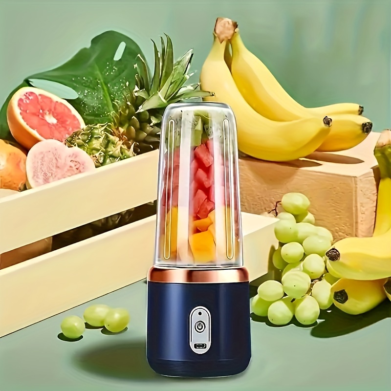 portable usb rechargeable juicer cup dual chamber multi functional blender for smoothies shakes ideal for   details 5