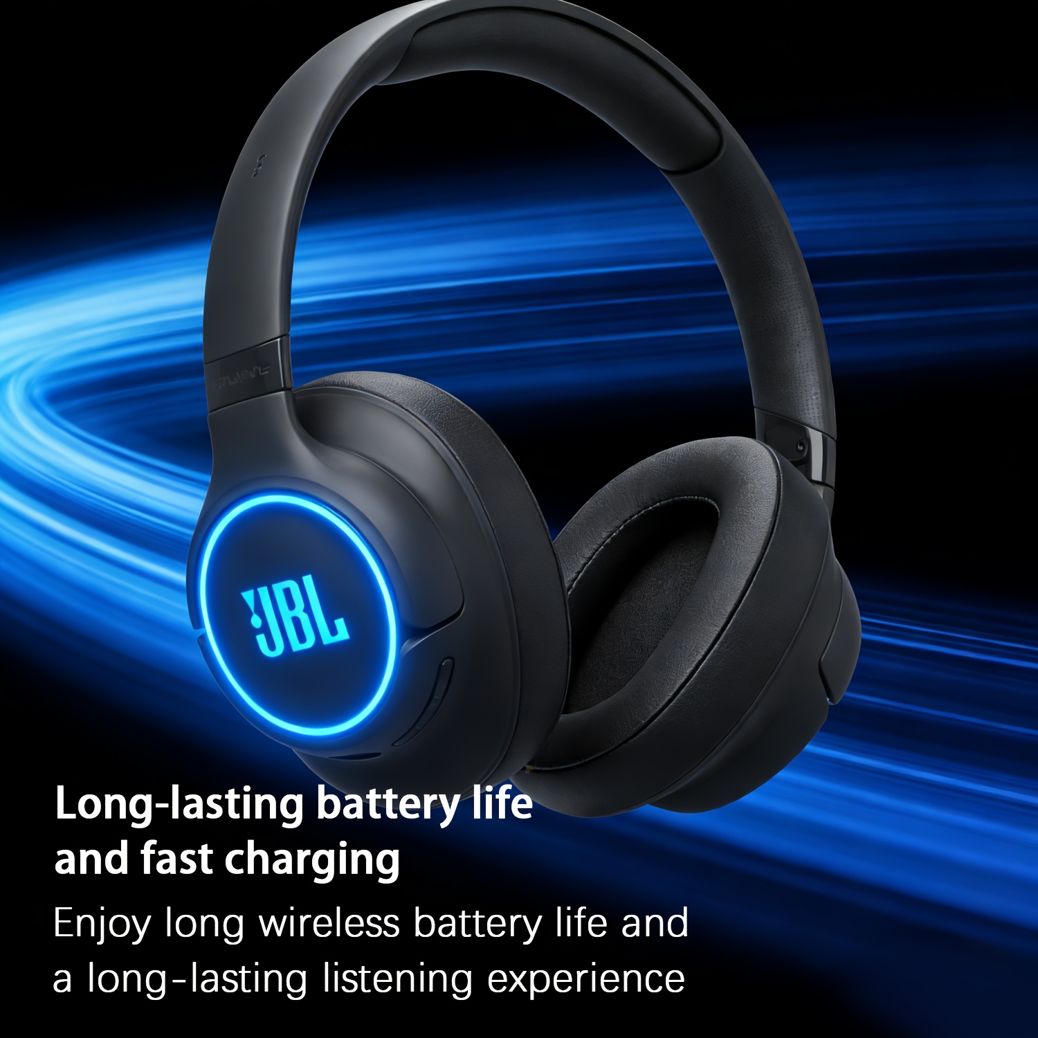 JBL Tune 730BT Wireless Over-Ear Headphones, BT 6.0 with 40mm Drivers for Legendary Bass, Adaptive Noise Reduction & Clear Calls, Long-Lasting Battery, Lightweight & Comfortable Design, for Work, Travel & Music, Ideal for Professionals, Students &