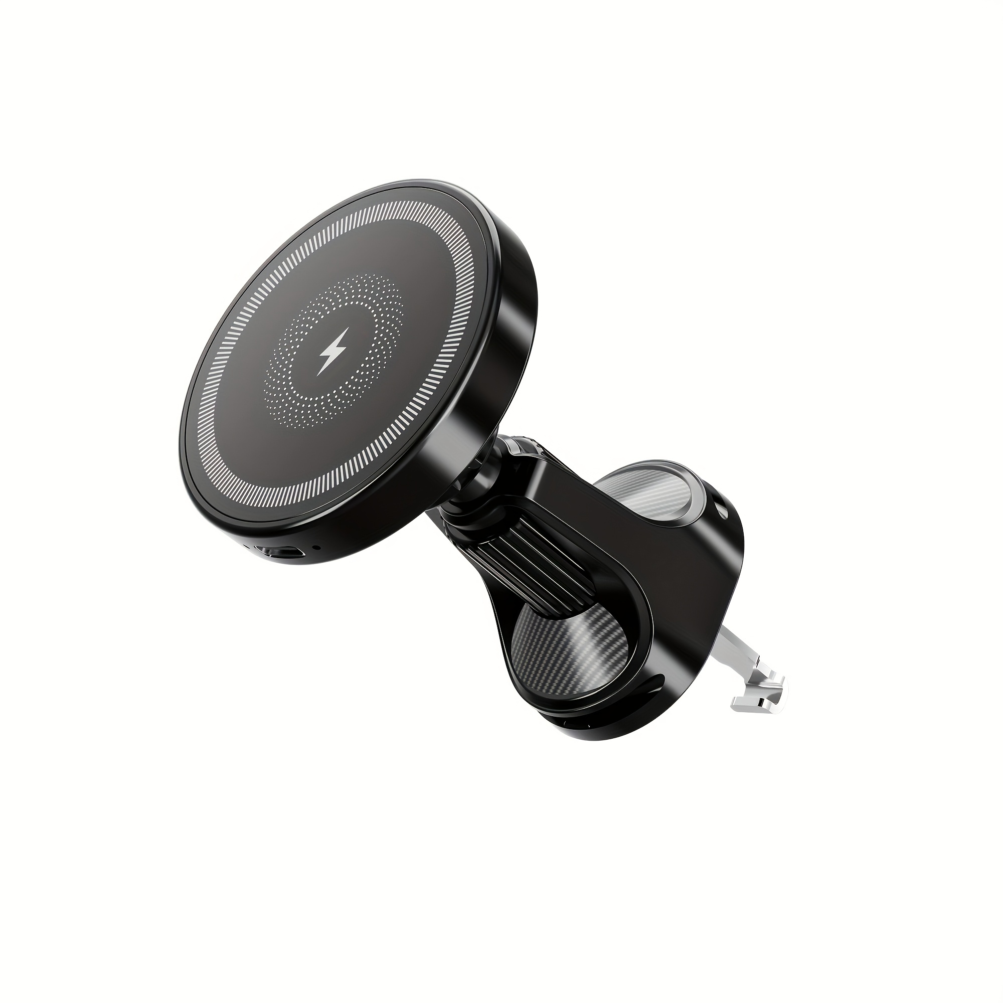 TEMU Car Mount Charger-15w Wireless Car Charger-magnetic Car Phone Holder For Vent-handsfree Car Mount Fast Car Charger For Iphone 17/16/15/14/13/12