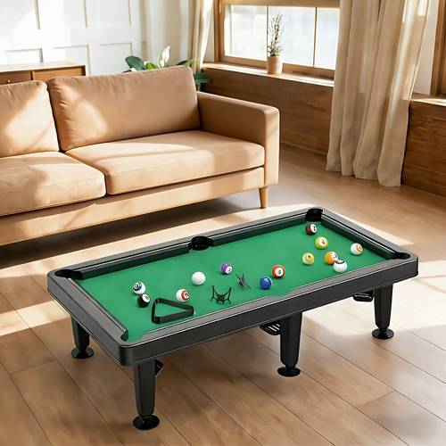 mini mesa de bilhar com suporte, conjunto de bilhar portátil, superfície de e estáveis, ideal para noites de jogos, festas e , sem bateria