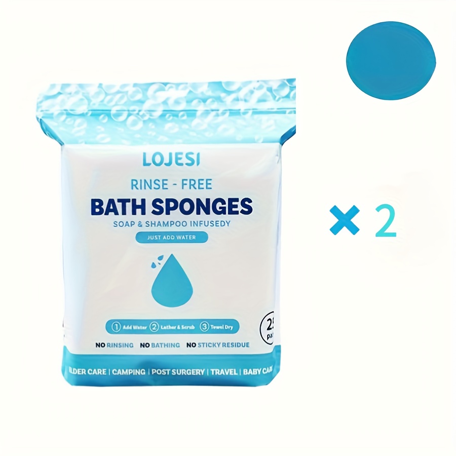 TEMU Disposable Bubble Bath Towel, Bath Towel, Thickened And Integrated Shower Wet Bubble Towel, Comes With Shower Gel For Business Travel