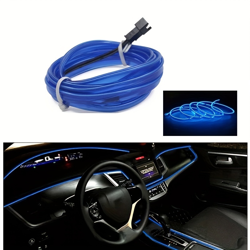 1M/2M/3M/5M Car Interior Led Decorative Lamp EL Wiring Neon Strip For Auto  DIY Flexible Ambient Light USB Party Atmosphere Diode - AliExpress