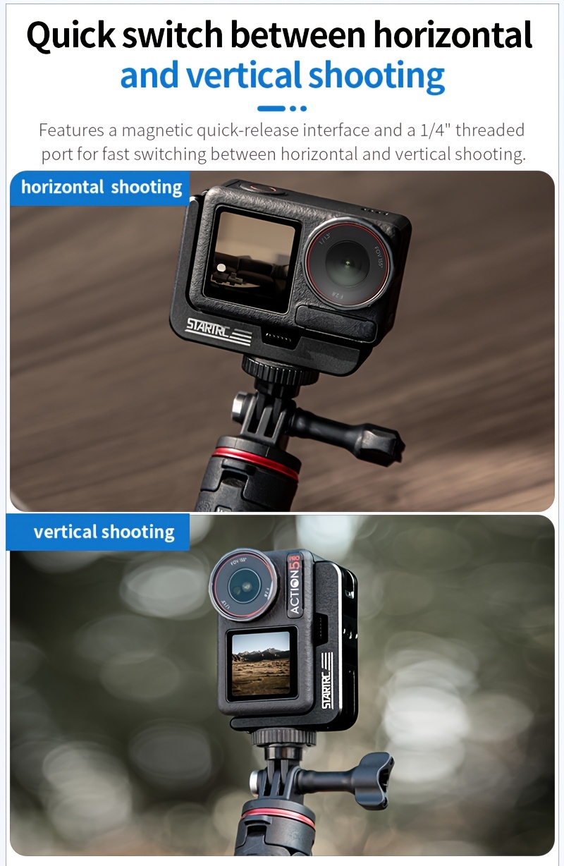 for   5 pro 4 3 l shaped magnetic mount vertical horizontal rotation quick release bracket   no battery photography accessorie details 3