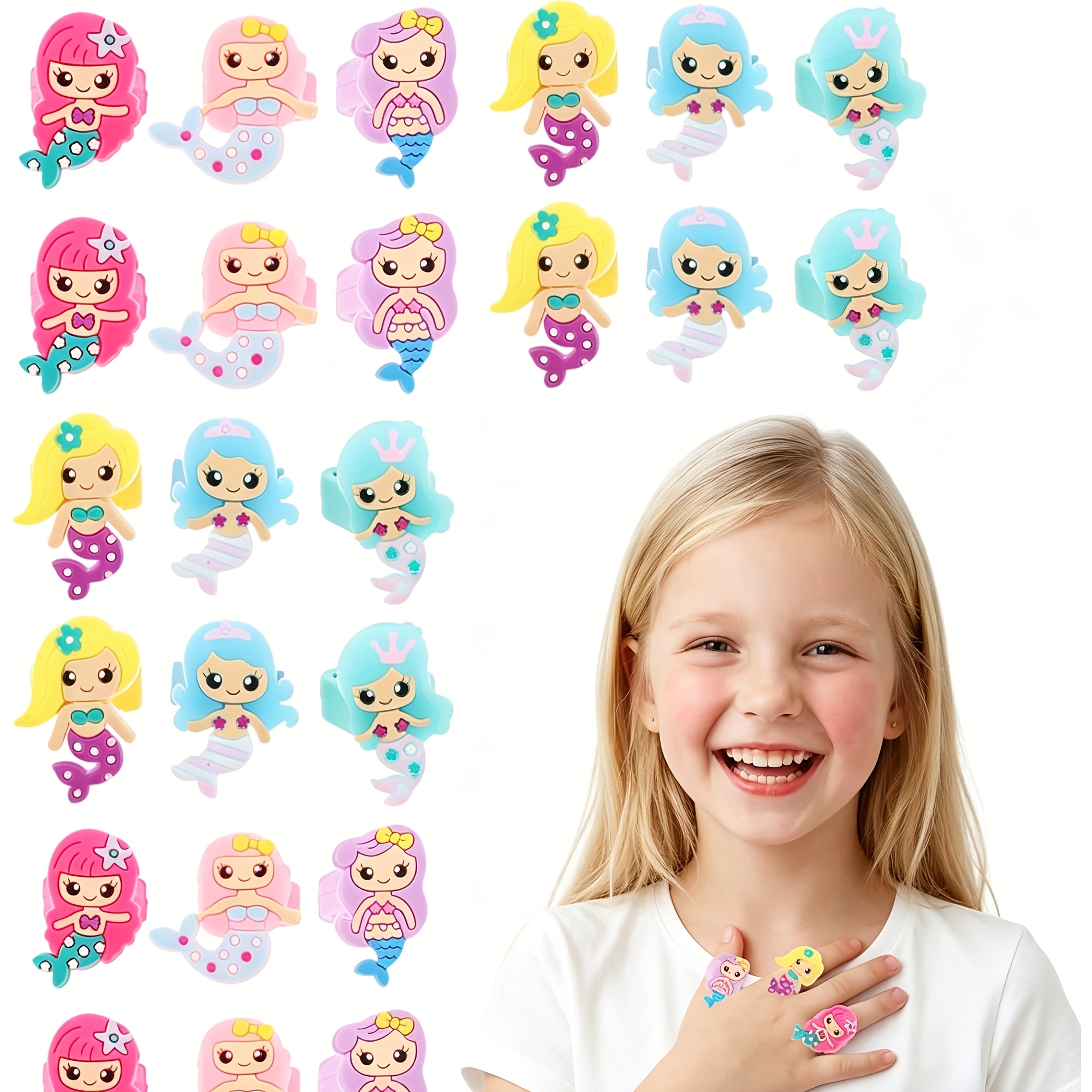 imagen del artículo 12 piezas de anillos de  ,   para recuerdos de   infantiles,   de  , rellenos de cestas de  , juguetes fidget al  , juguetes para   de   de  , recuerdos de   para rellenos de piñata infantil, juguetes para  , rellenos de bolsitas