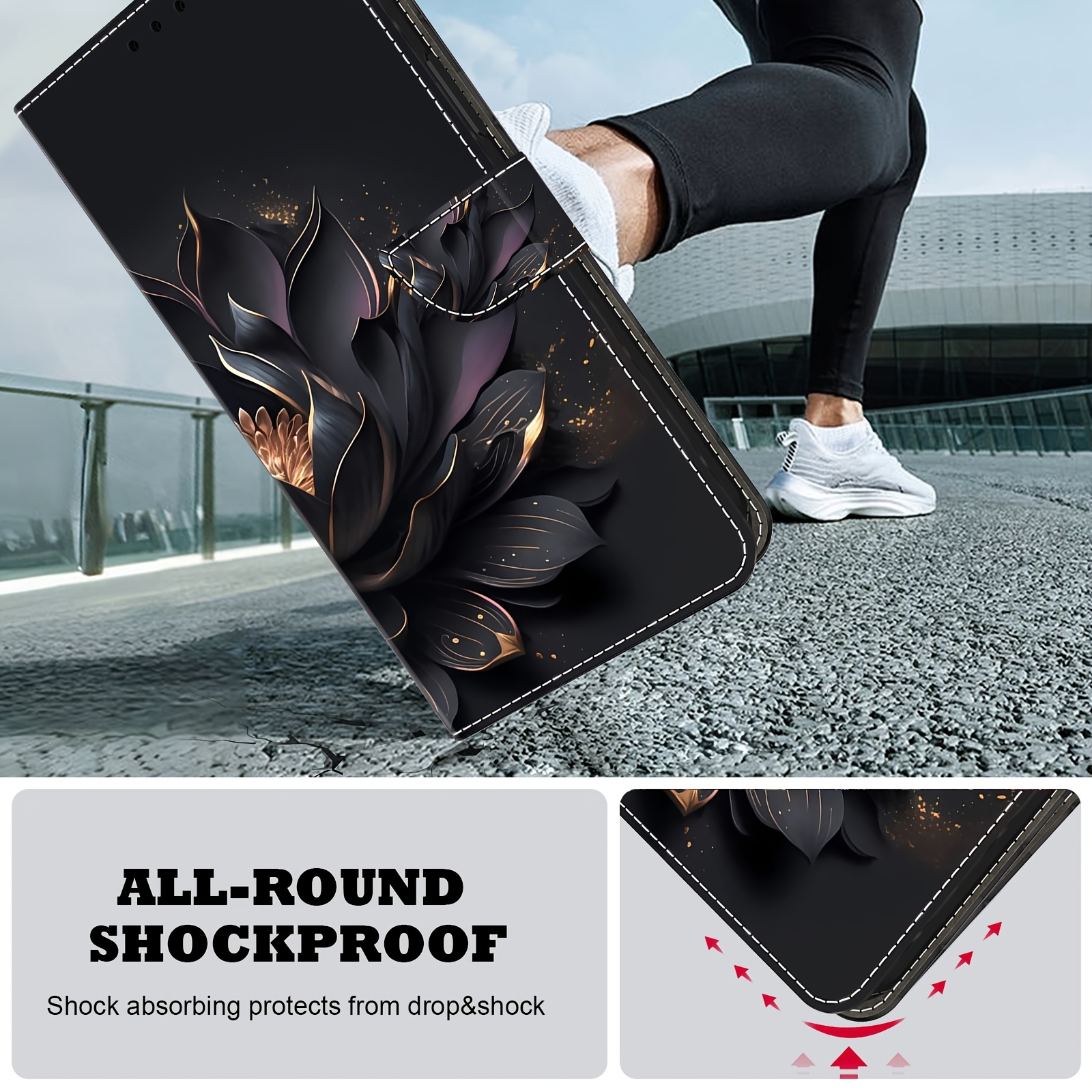 Husă Telefon - pentru Xiaomi Redmi Note 14/14 Pro/14 Pro+/13/13 Pro/13 Pro+/12/12 Pro/12 Pro+/11/11 Pro/10/10 Pro/9/9 Pro/8/8 Pro/8T Redmi 15 9 9C 10 10C 12C13C 14C A5, Model Floral Vintage Fluture, Tip Portofel, Piele Sintetică PU, cu Fermoar