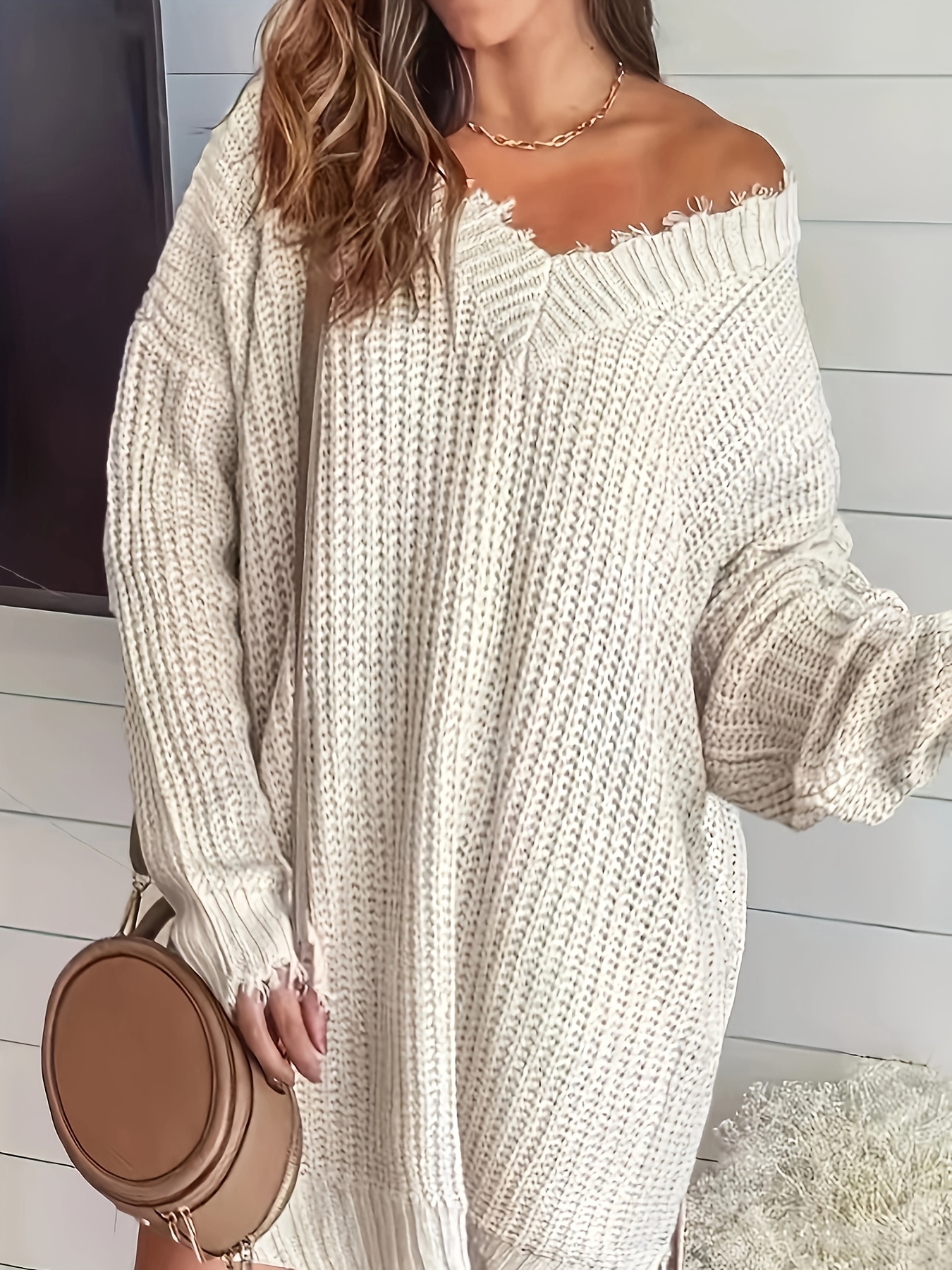 white christmas dresses Girls Textured Long Sleeve Dress