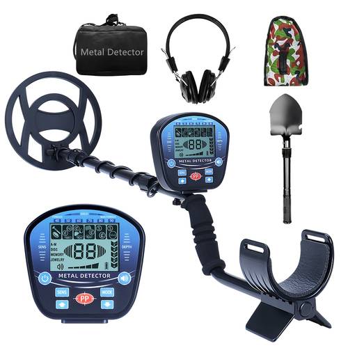 handheld metal detector professional high finder with 12 coil lcd display 5 advanced dsp chip types beach stream metal detecting tool for beginners professionals