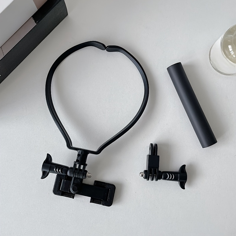 TEMU Multifunctional Phone Holder With Neckband, Multi-angle Rotation, Suitable For Movies, Fishing, And Cycling