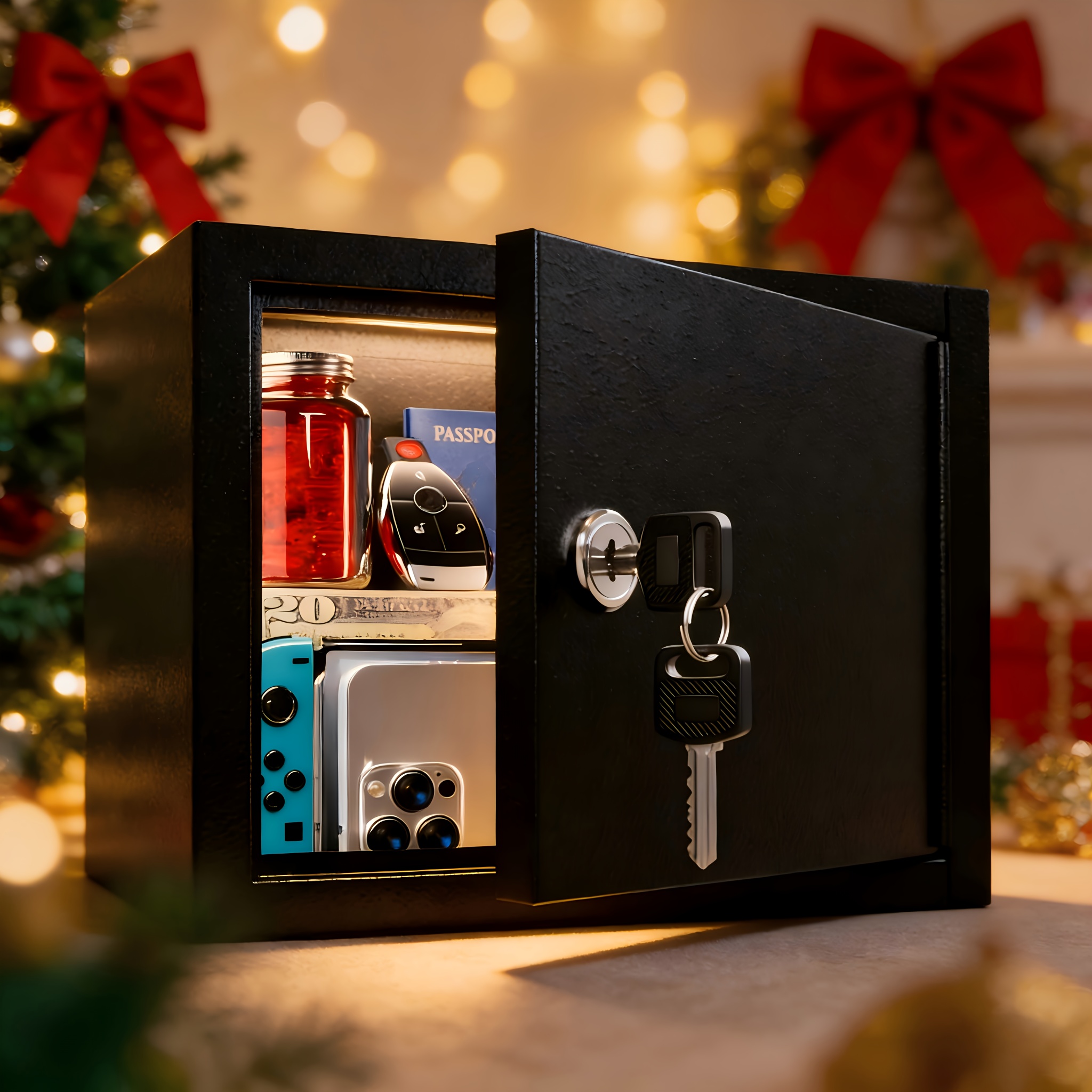BOFON Home Security Box, Biometric Safe With Fingerprint And - View #8