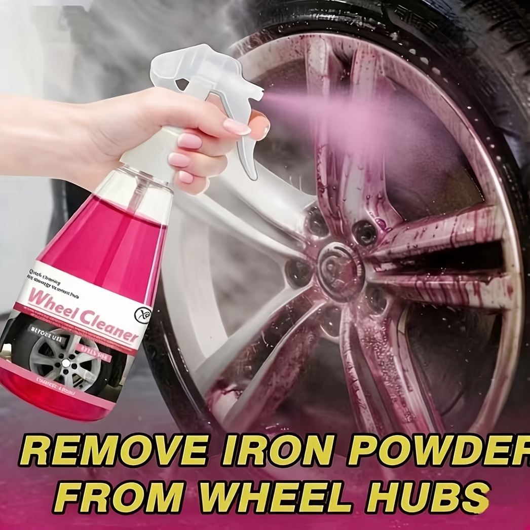 TEMU [multi- Cleaner] Multi- & Iron Remover-brake Dust Cleaner With Easy Trigger Spray-restores Shine & Prevents On All Vehicle Wheels