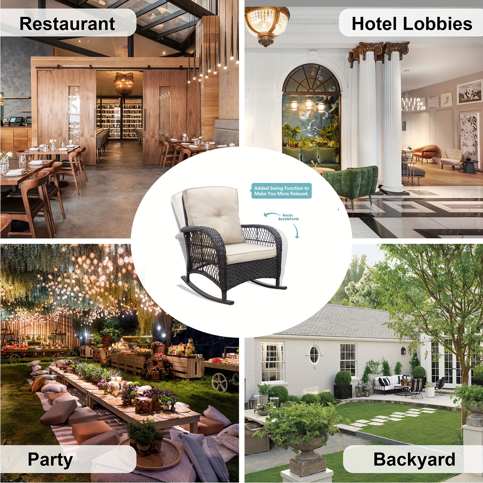 patio chair that rocks