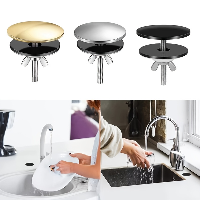 

1pc Faucet Hole Cover Sink Tap Sturdy & Reliable Sink Hole Plug Decorative Covers Suitable For Kitchen Sink