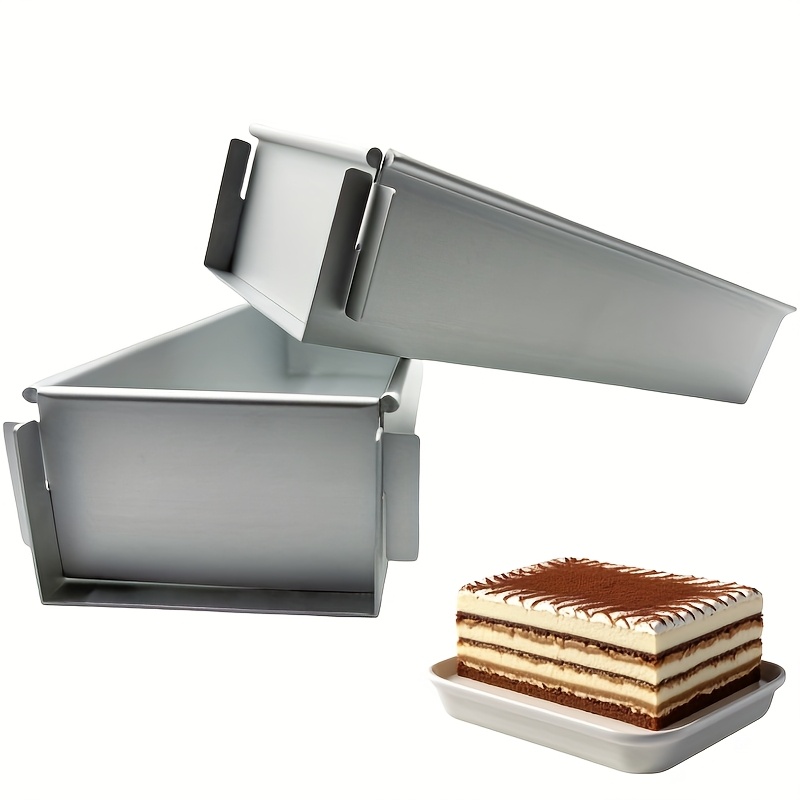 

Baking Mold For Tiramisu, Cake Box Cheese, Tiramisu, Mousse Baking Tray. With Fixed Base, Movable , And Detachable Baffle Baking Mold.