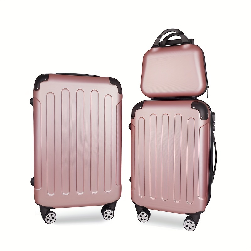 3 piece Colorful Luggage Set With Carry on Suitcase Trolley Case Cosmetic Bag Suitable For Teens Box Student Suitcase Trolley Case With