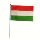 12pcs handheld small flags of hungary
