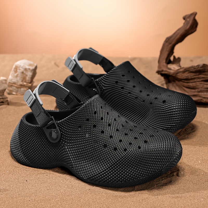 Men's Fashion Platform EVA Shoes, New Design - Slip-On, Breathable Soft-Soled Slippers, Suitable for Outdoor Comfort, Platform Shoes