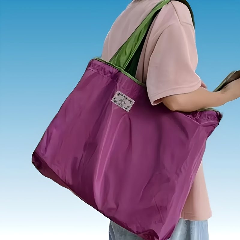 TEMU Borsa tote da donna con coulisse, pochette pieghevole per riporre oggetti, elegante e portatile, estremamente per l'uso , si inserisce in una