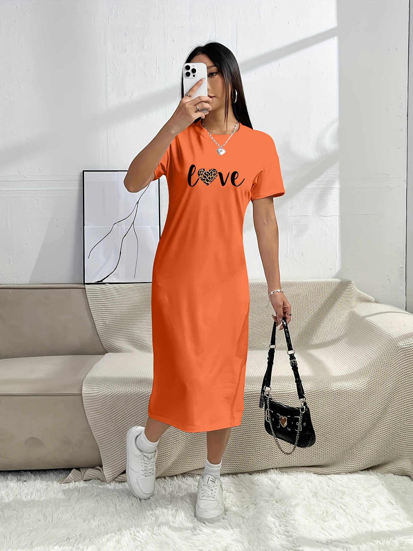 valentines day letter print dress casual solid short sleeve - Temu Cyprus