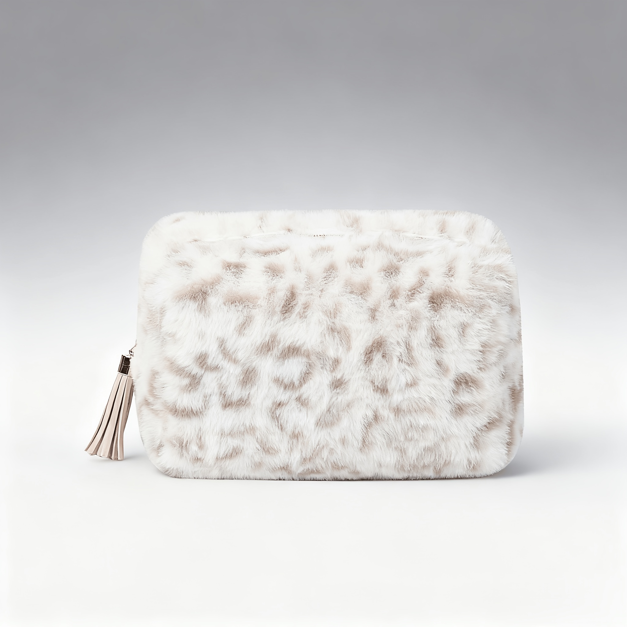 Image of 1pc Stylish Leopard Pattern Cosmetic Bag With Space, Makeup Organizer Pouch, Travel Toiletry Bag For Ladies, Makeup Brush Storage Case