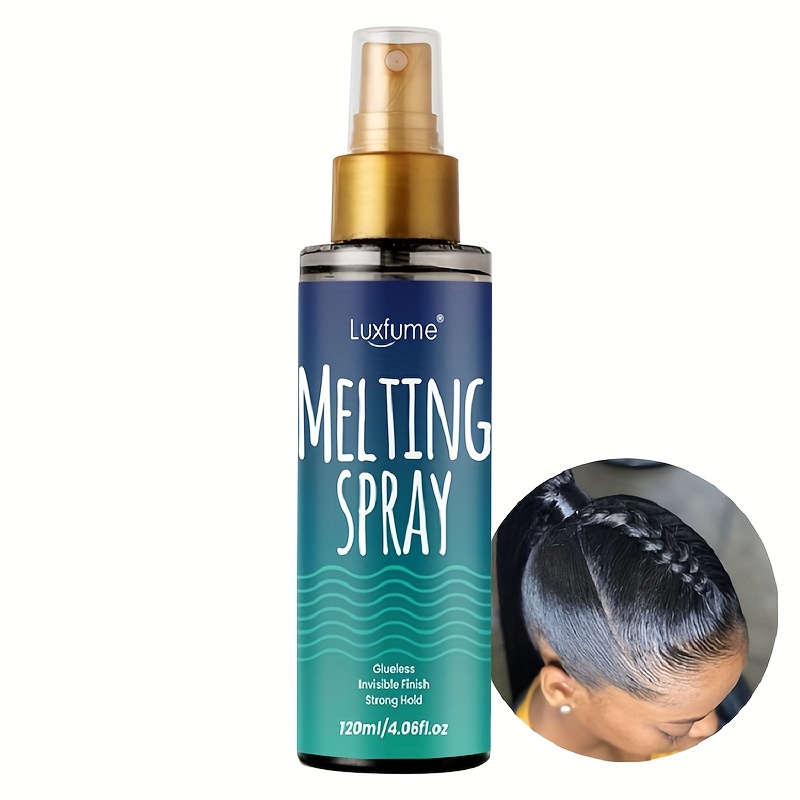Luxfume Melting Spray | Strong Hold & Invisible Finish for Ponytail & Updos, Ideal for Normal Hair Types