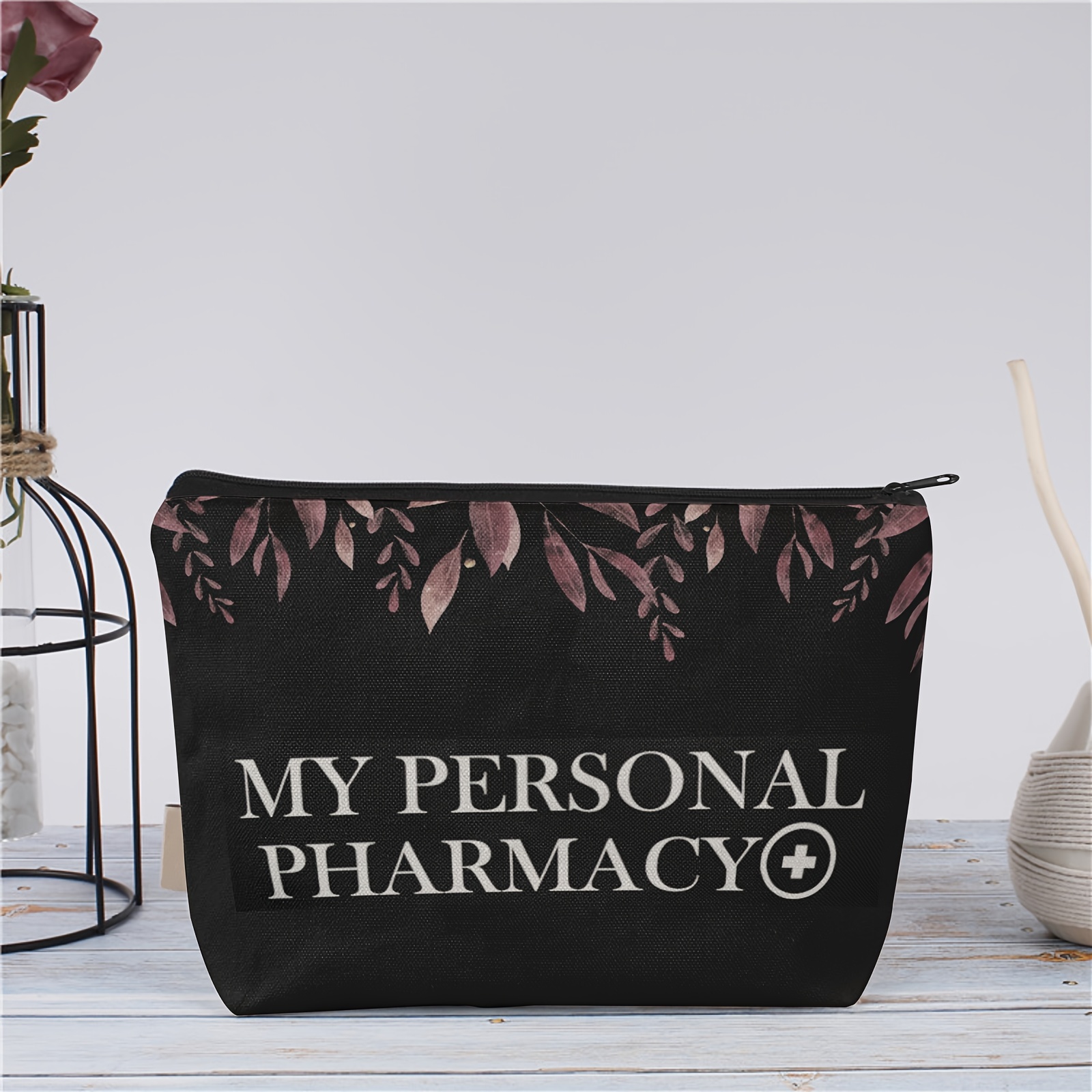 

Unisex Adult Cosmetic Bag - Portable Medication Organizer, Unscented, - For Medications And