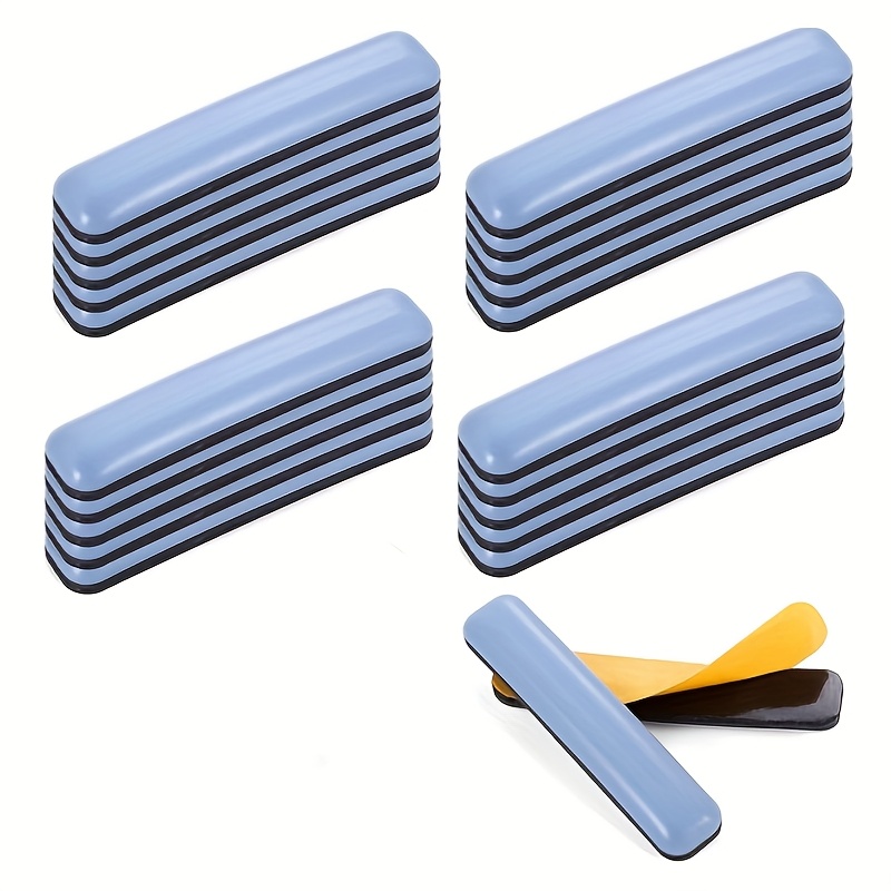Set Of 20 Self-adhesive Gliders Designed For Furniture, Suitable For Chairs On Carpets And Smooth Floors, Including Rectangular Options For Heavy Use