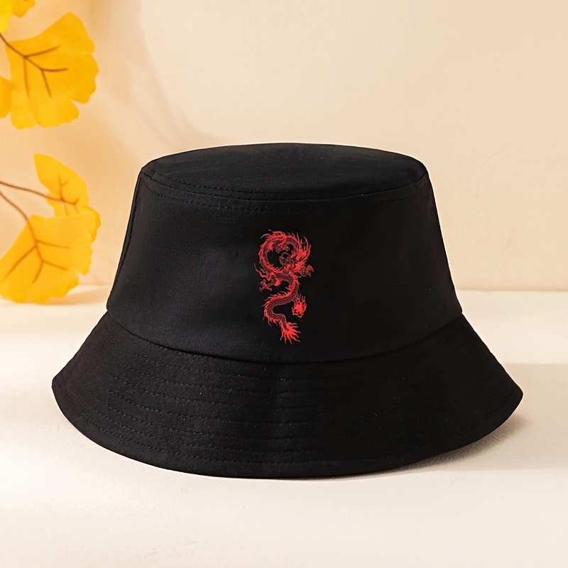 Black Fishing Hat - Temu